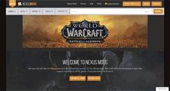 Desktop Screenshot of nexusmods.com